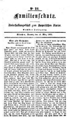 Familienschatz (Bayerischer Kurier) Sonntag 23. März 1862