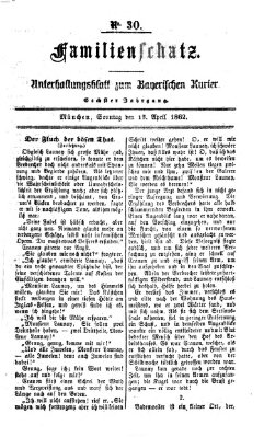 Familienschatz (Bayerischer Kurier) Sonntag 13. April 1862