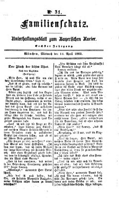 Familienschatz (Bayerischer Kurier) Mittwoch 16. April 1862