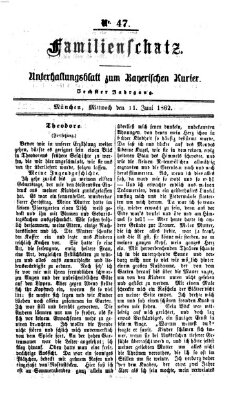 Familienschatz (Bayerischer Kurier) Mittwoch 11. Juni 1862