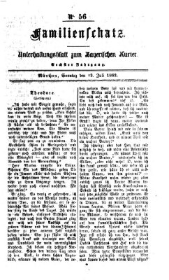 Familienschatz (Bayerischer Kurier) Sonntag 13. Juli 1862