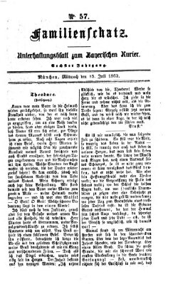 Familienschatz (Bayerischer Kurier) Dienstag 15. Juli 1862