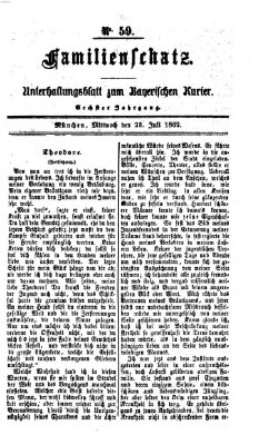 Familienschatz (Bayerischer Kurier) Mittwoch 23. Juli 1862