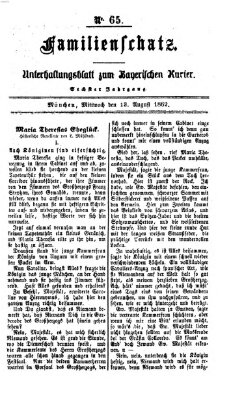 Familienschatz (Bayerischer Kurier) Mittwoch 13. August 1862