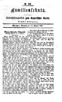 Familienschatz (Bayerischer Kurier) Sonntag 17. August 1862