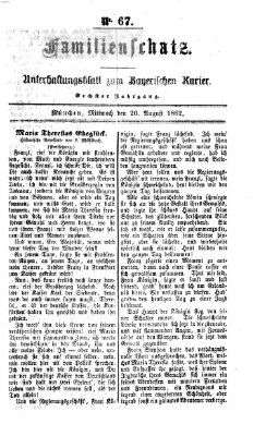 Familienschatz (Bayerischer Kurier) Mittwoch 20. August 1862