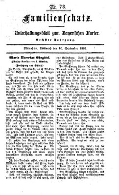 Familienschatz (Bayerischer Kurier) Mittwoch 10. September 1862