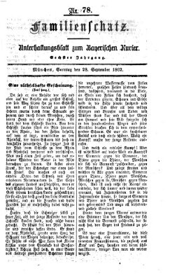 Familienschatz (Bayerischer Kurier) Sonntag 28. September 1862