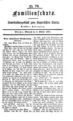 Familienschatz (Bayerischer Kurier) Donnerstag 2. Oktober 1862