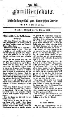 Familienschatz (Bayerischer Kurier) Mittwoch 15. Oktober 1862