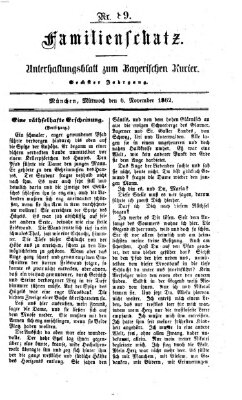 Familienschatz (Bayerischer Kurier) Donnerstag 6. November 1862