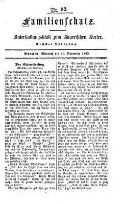 Familienschatz (Bayerischer Kurier) Mittwoch 19. November 1862