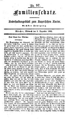 Familienschatz (Bayerischer Kurier) Mittwoch 3. Dezember 1862