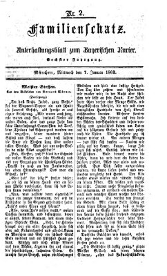 Familienschatz (Bayerischer Kurier) Mittwoch 7. Januar 1863