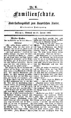 Familienschatz (Bayerischer Kurier) Mittwoch 21. Januar 1863