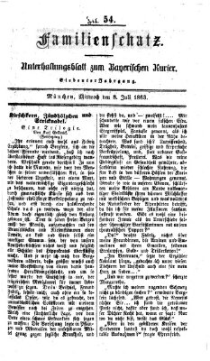 Familienschatz (Bayerischer Kurier) Mittwoch 8. Juli 1863