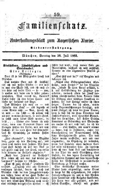 Familienschatz (Bayerischer Kurier) Sonntag 26. Juli 1863