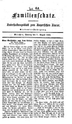 Familienschatz (Bayerischer Kurier) Sonntag 9. August 1863