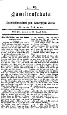 Familienschatz (Bayerischer Kurier) Sonntag 30. August 1863