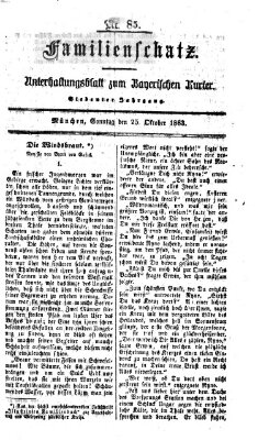 Familienschatz (Bayerischer Kurier) Sonntag 25. Oktober 1863