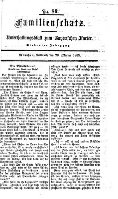 Familienschatz (Bayerischer Kurier) Mittwoch 28. Oktober 1863