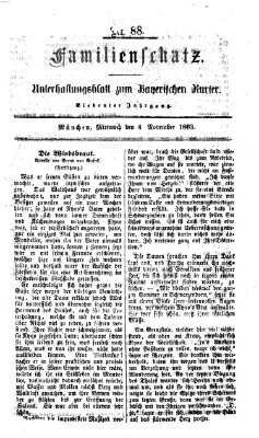 Familienschatz (Bayerischer Kurier) Mittwoch 4. November 1863