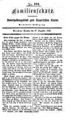 Familienschatz (Bayerischer Kurier) Sonntag 27. Dezember 1863