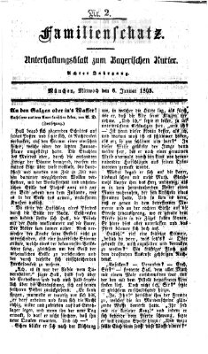 Familienschatz (Bayerischer Kurier) Mittwoch 6. Januar 1864