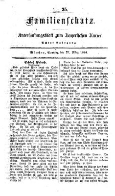 Familienschatz (Bayerischer Kurier) Sonntag 27. März 1864