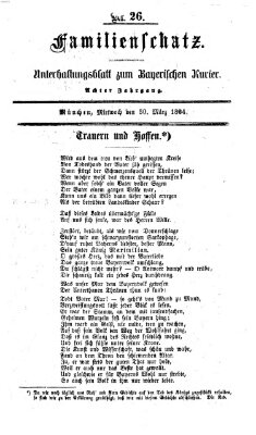 Familienschatz (Bayerischer Kurier) Mittwoch 30. März 1864