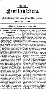 Familienschatz (Bayerischer Kurier) Sonntag 7. August 1864