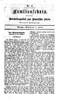 Familienschatz (Bayerischer Kurier) Mittwoch 11. Januar 1865