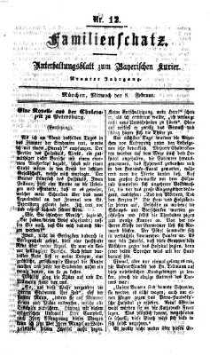 Familienschatz (Bayerischer Kurier) Mittwoch 8. Februar 1865