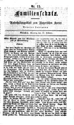 Familienschatz (Bayerischer Kurier) Sonntag 19. Februar 1865