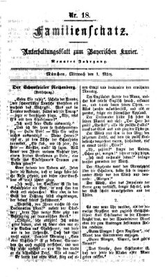 Familienschatz (Bayerischer Kurier) Mittwoch 1. März 1865