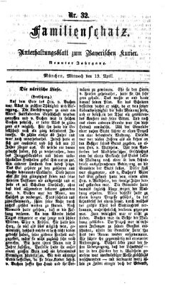 Familienschatz (Bayerischer Kurier) Mittwoch 19. April 1865