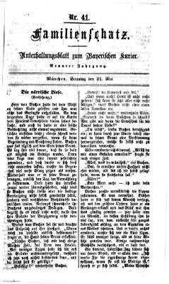 Familienschatz (Bayerischer Kurier) Sonntag 21. Mai 1865