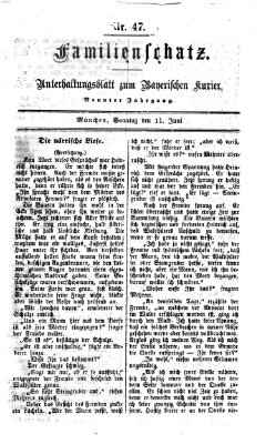 Familienschatz (Bayerischer Kurier) Sonntag 11. Juni 1865