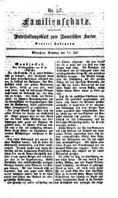 Familienschatz (Bayerischer Kurier) Sonntag 16. Juli 1865