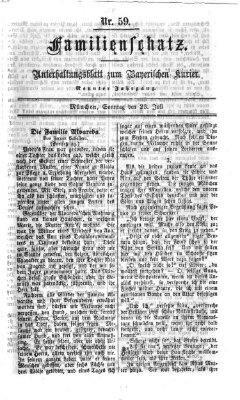 Familienschatz (Bayerischer Kurier) Sonntag 23. Juli 1865