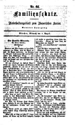 Familienschatz (Bayerischer Kurier) Mittwoch 9. August 1865