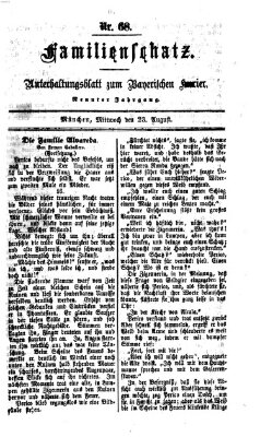 Familienschatz (Bayerischer Kurier) Mittwoch 23. August 1865