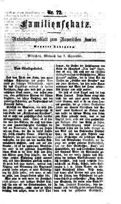 Familienschatz (Bayerischer Kurier) Donnerstag 7. September 1865