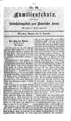 Familienschatz (Bayerischer Kurier) Sonntag 10. Dezember 1865