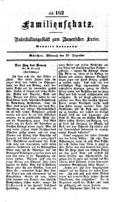 Familienschatz (Bayerischer Kurier) Mittwoch 20. Dezember 1865