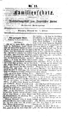 Familienschatz (Bayerischer Kurier) Mittwoch 7. Februar 1866