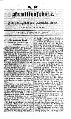 Familienschatz (Bayerischer Kurier) Sonntag 25. Februar 1866