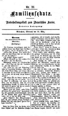 Familienschatz (Bayerischer Kurier) Mittwoch 14. März 1866