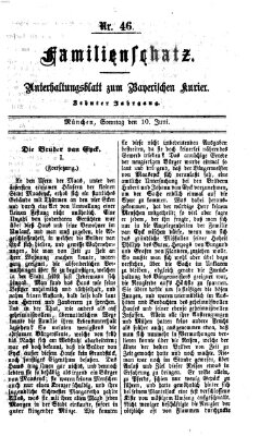 Familienschatz (Bayerischer Kurier) Sonntag 10. Juni 1866