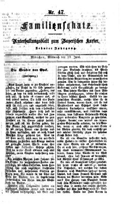 Familienschatz (Bayerischer Kurier) Mittwoch 13. Juni 1866
